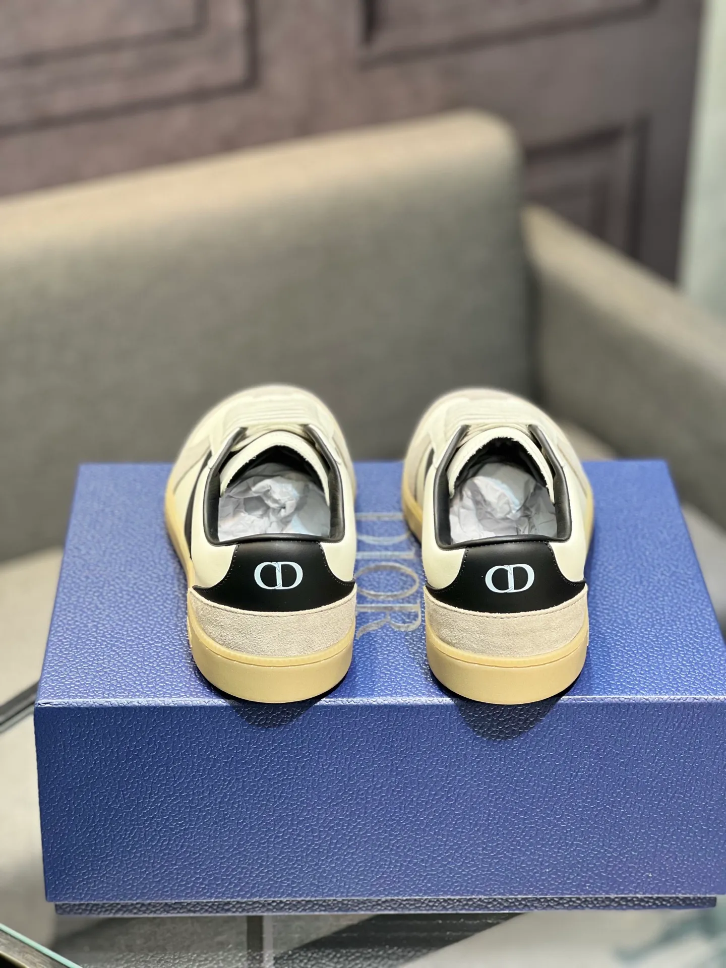 Men's men's shoes 💰560〖Audio⁠Di‎〗Dior2025⁠new‎ B01 training⁠德‎shoes Material⁠surface‎: layer⁠head‎leather⁠cow‎+lining cowhide‎ TPU original bottom⁠large⁠version‎ code number‎: male 39-45 <Male 38 46 done>